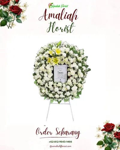 Krans Bunga Duka Cita di Sengkidu